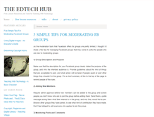 Tablet Screenshot of edtech-hub.com